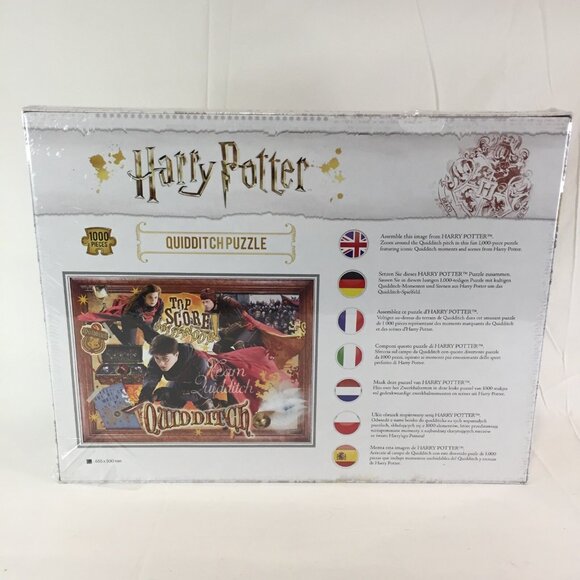 New Sealed Harry Potter Quidditch 1000 Piece Jigsaw Puzzle Wizarding World - Picture 4 of 8